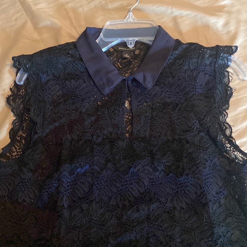 Sheer banana republic shirt